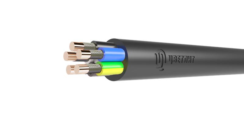 Кабель ВВГнг(А)-FRLSLTx 5х6 ОК (N PE) 0.66кВ (м) Цветлит 00-00140853