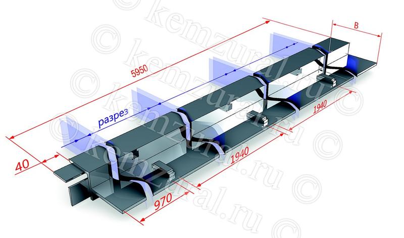 Секция троллейная К583 У1 КЭМЗ 471 358305 12