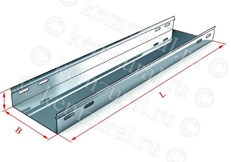 Лоток листовой 200х65 L2000 1.5мм ЛНМЗ УТ2.5 КЭМЗ 237 203325 15