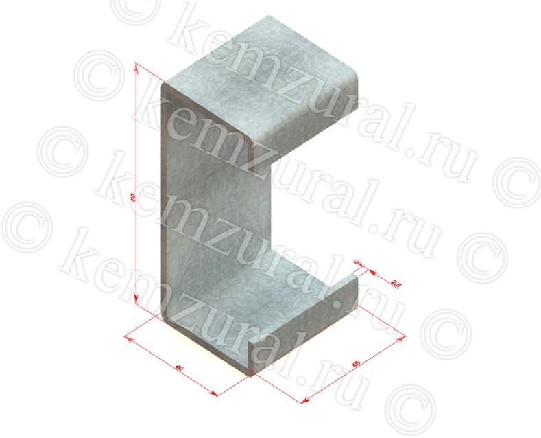 Распорка РП цУТ1.5 (S=2.5мм) гор. цинк. КЭМЗ 473 441007 19