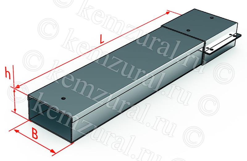 Короб прямой СП 200х200 (1.5мм)УХЛ1 КЭМЗ 381 202025 57