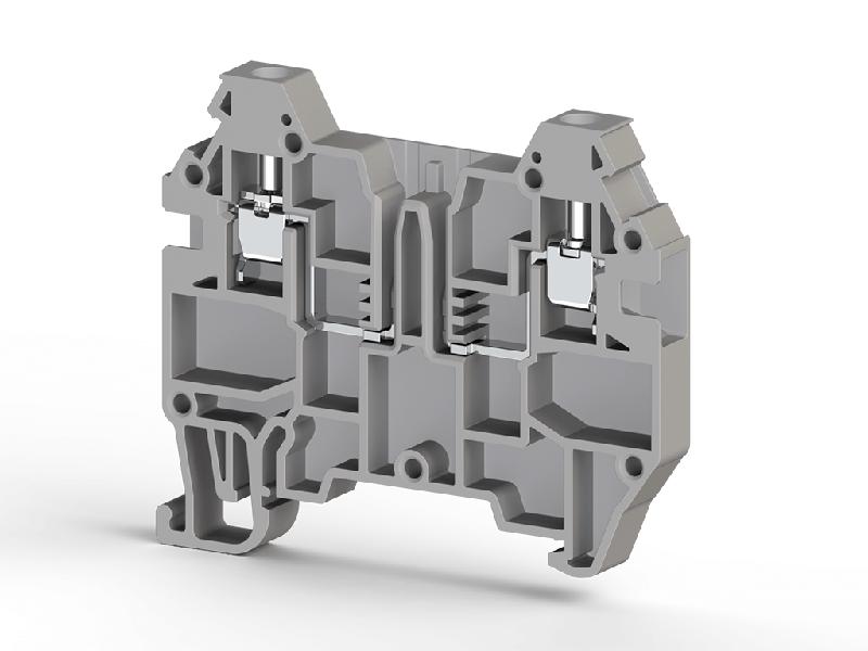 Клеммник с возможностью установки картриджа 2.5кв.мм сер. AVK 2.5F Klemsan 0.0.0.3.24929