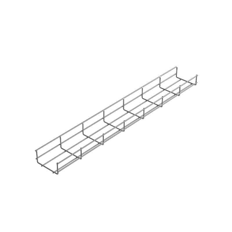 Лоток проволочный 400х50 L3000 сталь 4мм PL50-400-3000 оцинк. КМ LO26659