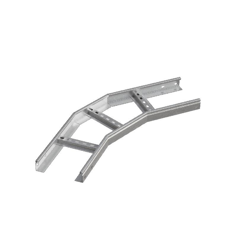 Угол для лотка горизонтальный лестн. 45град. 600х50 1.2мм LGL45-50-600-1.2 INOX304 N КМ LO38126