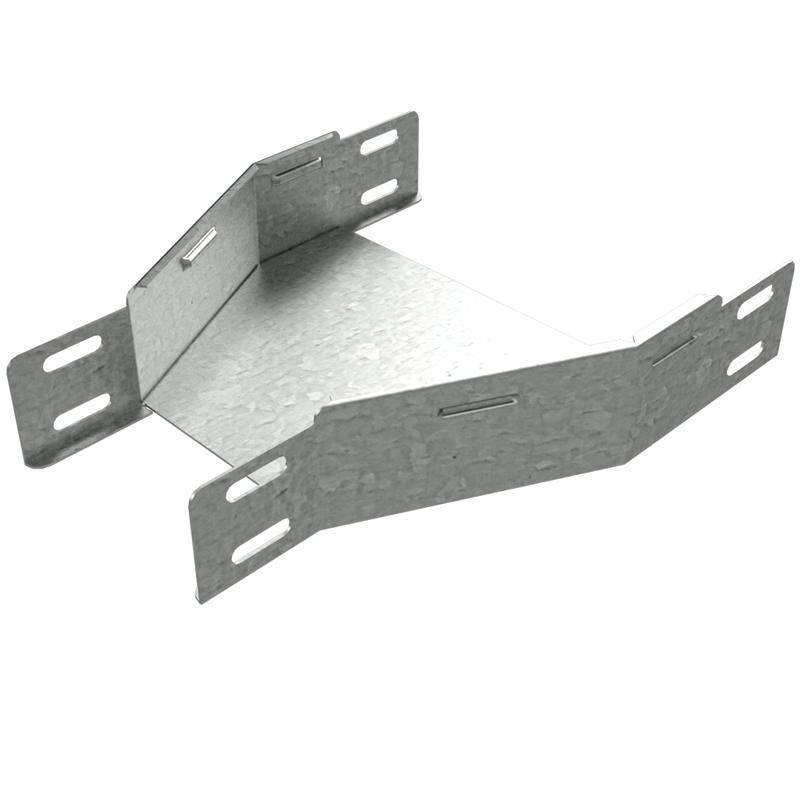 Переходник для лотка центральный 50х100-200 сталь 1мм PD50-100-200-C RAL КМ LO10963