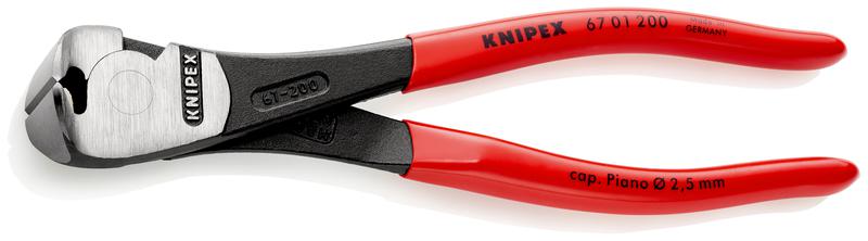 Кусачки торцевые особой мощности L-160мм Knipex KN-6701200