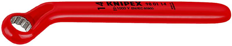Ключ гаечный накидной размер под ключ 11мм VDE 1000В L-165мм Knipex KN-980111