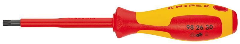 Отвертка Torx TX25 VDE 1000В L-185мм диэлектрическая Knipex KN-982625