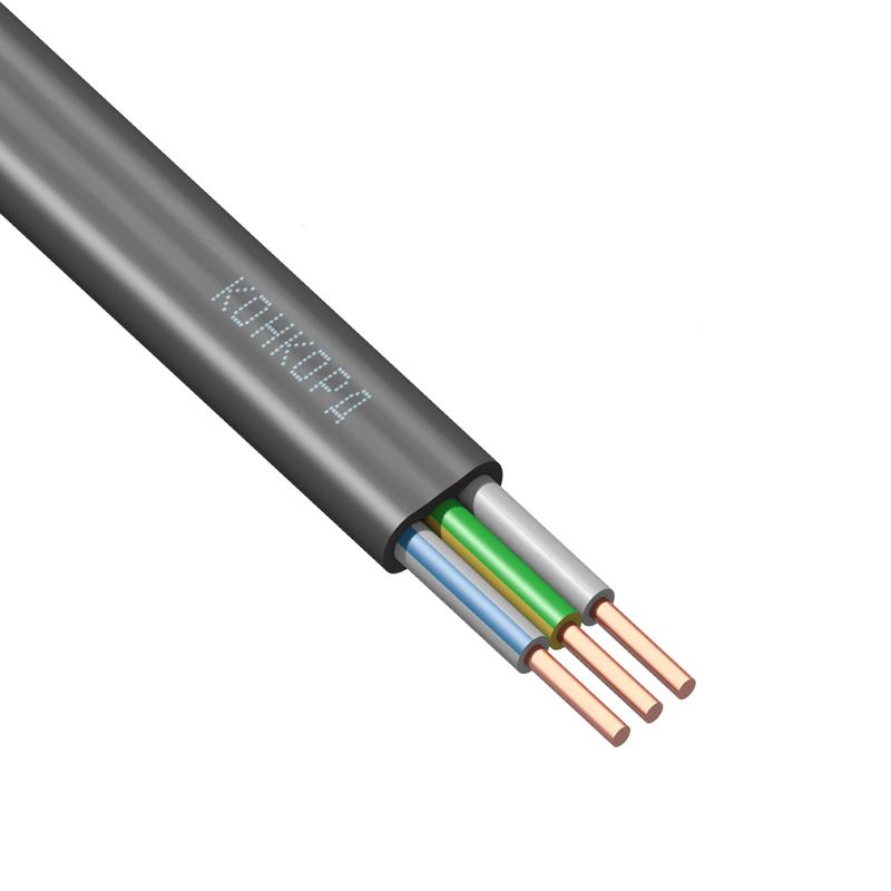 Кабель ППГ-Пнг(А)-HF 3х4.0 (N PE) 0.66кВ (м) Конкорд 8449