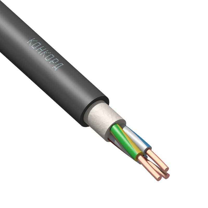 Кабель ВВГнг(А)-LSLTx 3х2.5 (N PE) 0.66кВ (уп.100м) Конкорд 6921