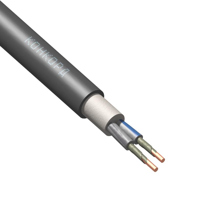 Кабель ВВГнг(А)-FRLSLTx 2х1.5 ОК (N) 1кВ (м) Конкорд 6370