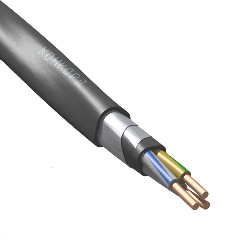 Кабель ВБШвнг(А)-LS 3х2.5 (N PE) 0.66кВ (м) Конкорд 5801
