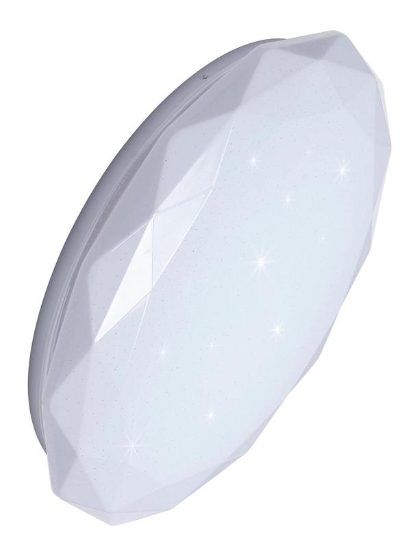 Светильник светодиодный Classic DIAMOND 18Вт 230В 4000К 1170лм 248х48мм настенно-потолочный КОСМОС KCDiam18W_4000