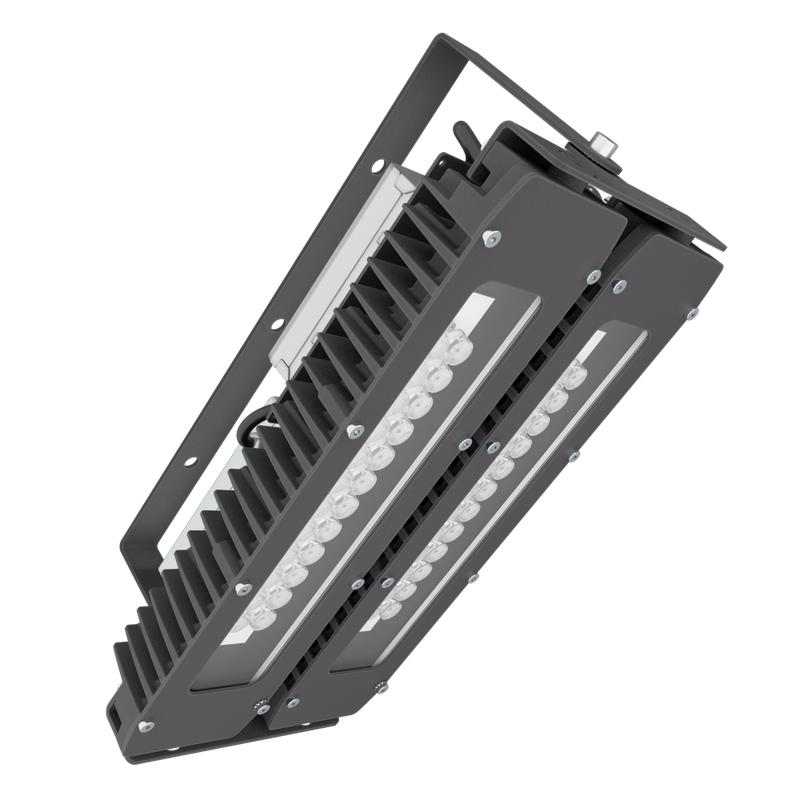 Прожектор светодиодный LAD LED R700-2-PC-120-750-D48-100L1 HT 100Вт IP67 5000К 230В CRI70 КСС типа 