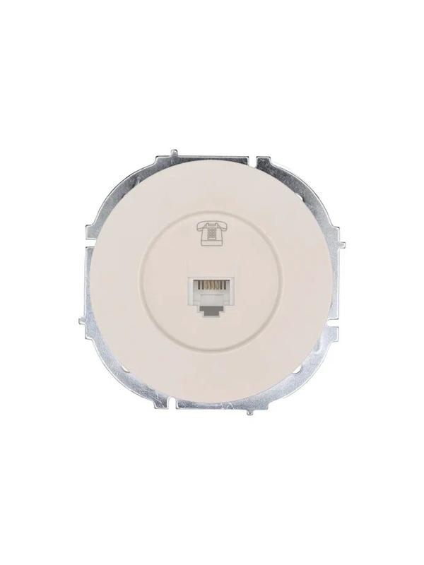 Розетка телефонная СП OSEN RJ11 евро механизм сл. кость LEZARD 743-9088-137