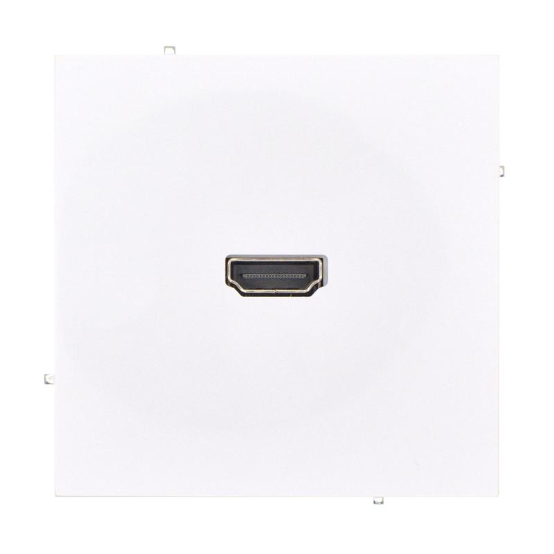 Розетка HDMI 1-м СП ESTET IP20 механизм бел. LEZARD 745-0288-203