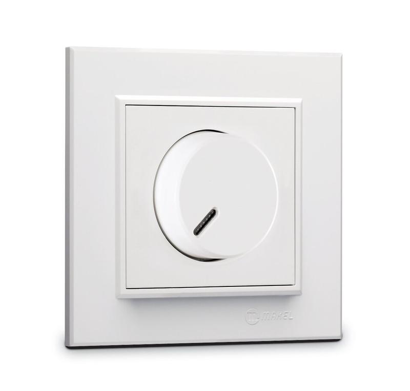 Диммер СП 1000Вт Karea IP20 бел. Makel 56001093