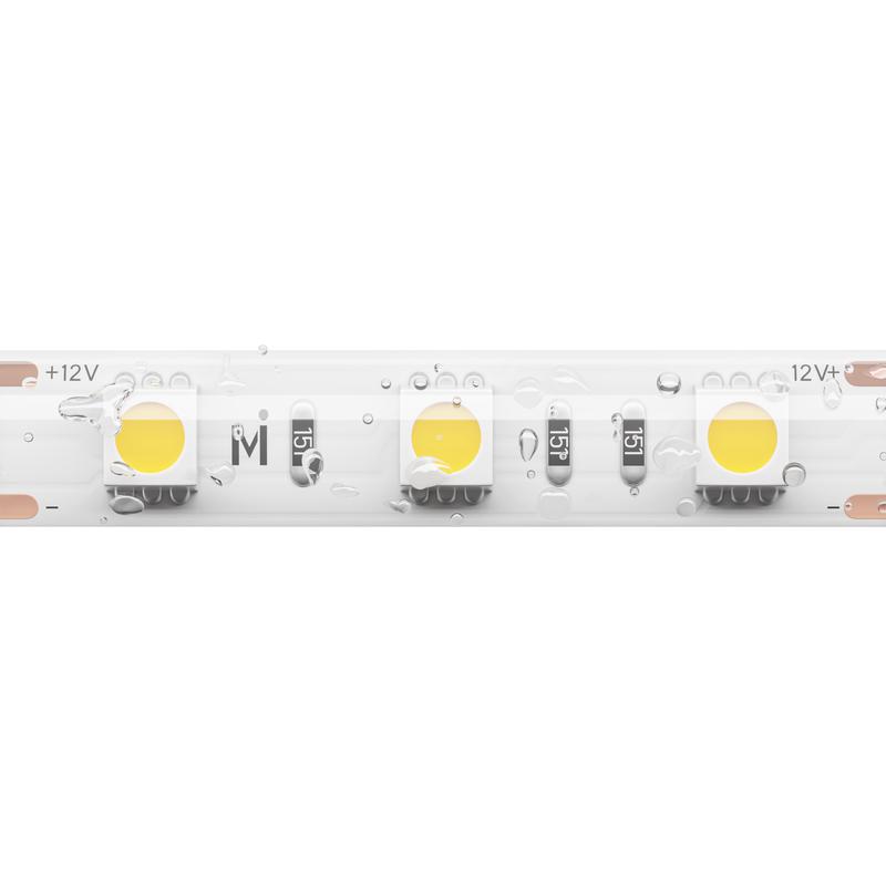 Лента светодиодная 12В 5050 14.4Вт/м 3000К IP65 (уп.5м) Maytoni 201186