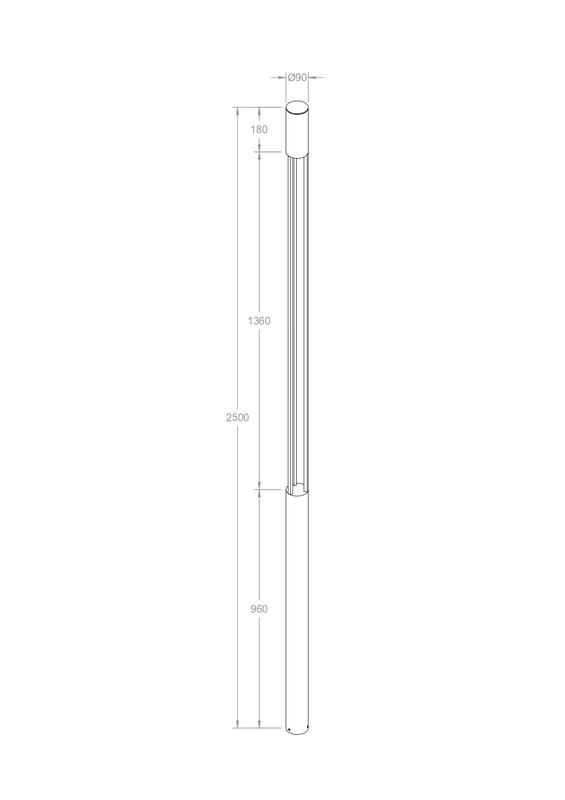 Светильник Mill 30Вт 3000К IP65 садово-парковый Maytoni O427FL-L30GF3K