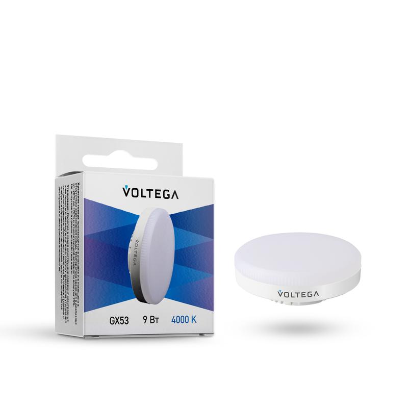 Лампа светодиодная Simple GX53 9Вт 4000К Voltega 7773