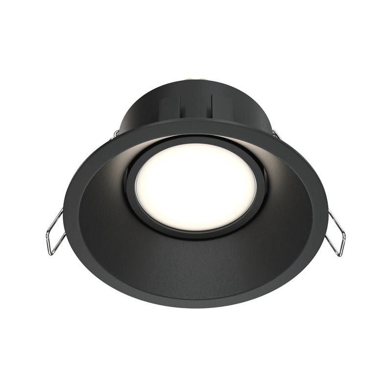 Светильник Dot GU10 10Вт IP20 встраив. черн. Maytoni DL028-2-01B