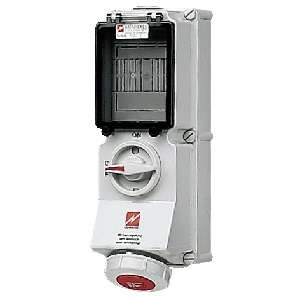 Розетка наружн. уст. Duo 32А 3P+E 3ч IP67 Mennekes 5946A
