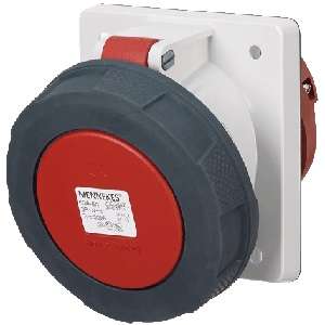 Розетка панельная 5п 63А 400В IP67 Mennekes 209A