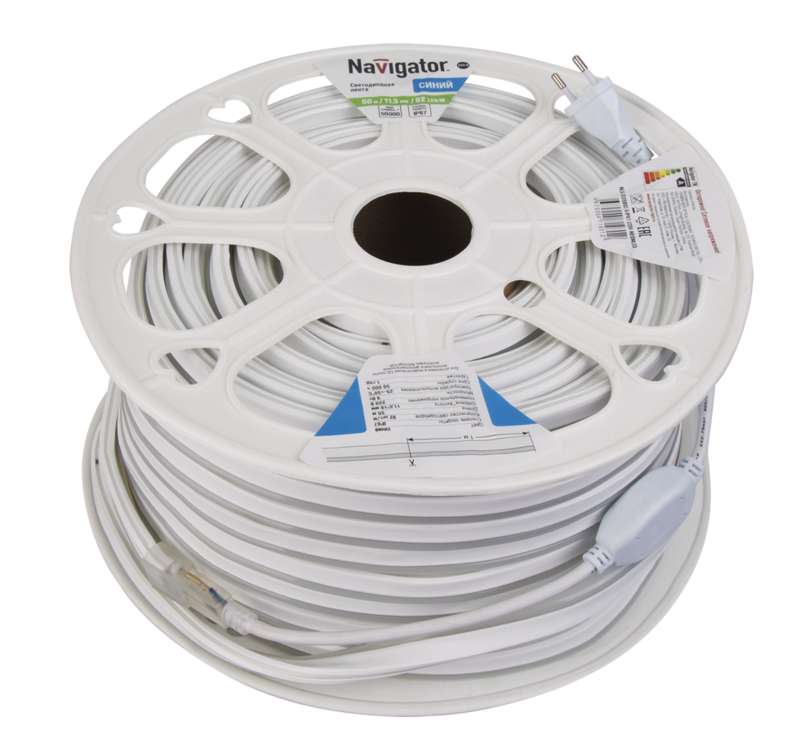 Лента светодиодная 71 931 NLS-2835B92-9-IP67-220V-NEONLED 9Вт/м (уп.50м) Navigator 71931