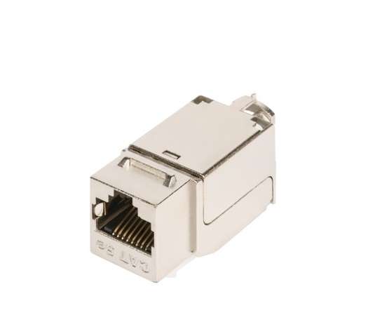 Модуль-вставка Keystone кат.5E (класс D) полный экран 100МГц RJ45 (8P8C) FT-TOOL/110/KRONE T568A/B метал. NIKOMAX NMC-KJSD2-FT-MT