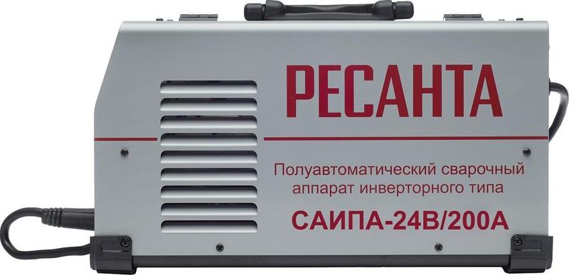 Инвертор сварочный полуавтомат. САИПА-24В/200А MIG 6в1 Ресанта 65/110 Инвертор сварочный полуавтомат. САИПА-24В/200А MIG 6в1 Ресанта 65/110