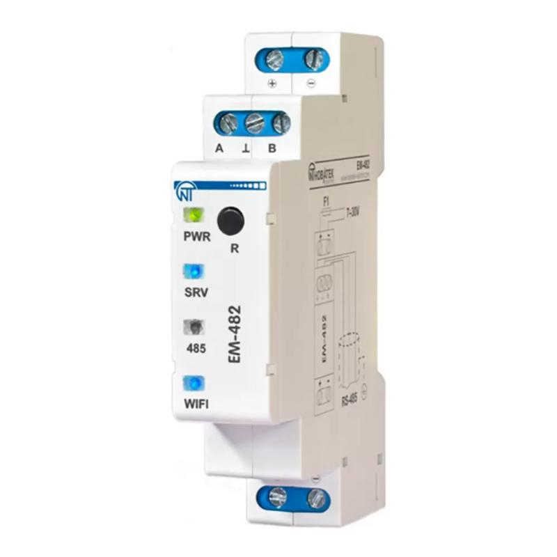 Точка доступа к NT Cloud (Wi-Fi) ЕМ-482-1.RS-485 питание 7-30В к-во модулей - 1 выносная антенна Wi-Fi НовАтек-Электро 3425680481-1