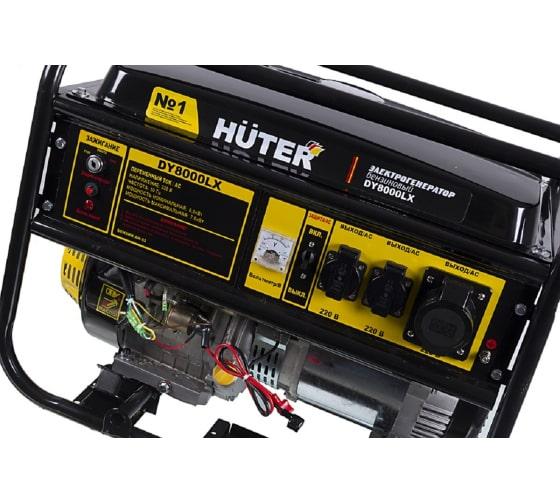 Электрогенератор DY8000LX 1ф 6500Вт электростартер HUTER 64/1/19