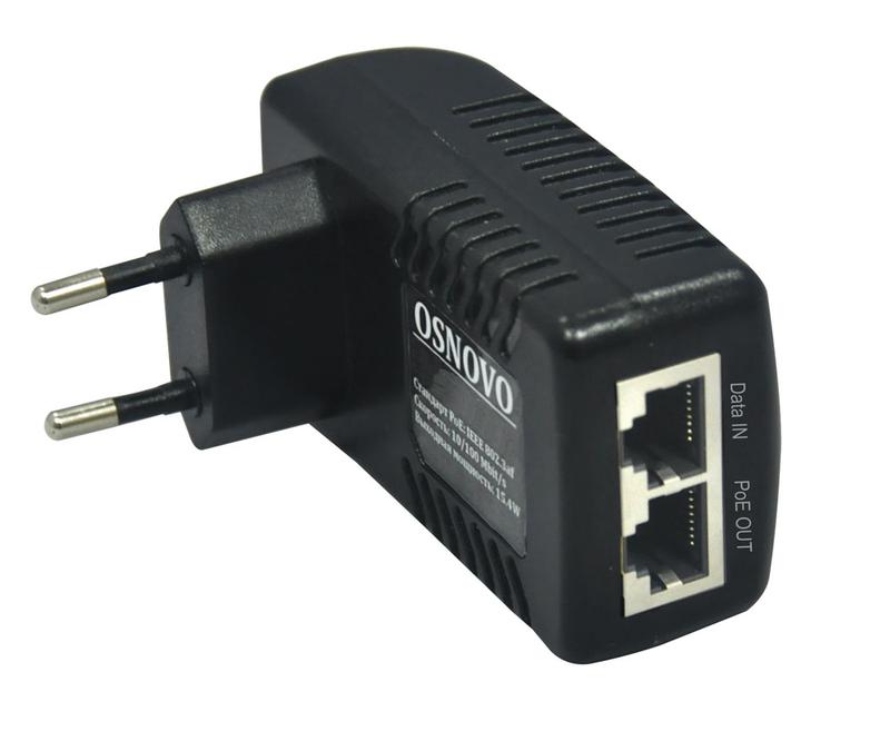 Инжектор PoE Midspan-1/151GA Gigabit Ethernet на 1 порт OSNOVO 12970