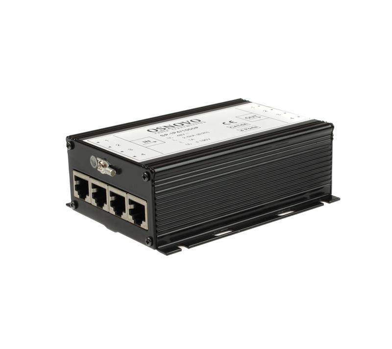 Устройство грозозащиты SP-IP4/100 для локал. вычислит. сети на 4 порта (скорость до 100Мб/с) OSNOVO 14280