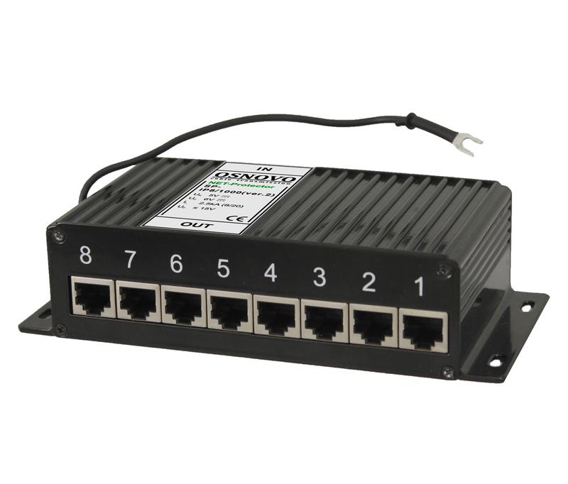 Устройство грозозащиты SP-IP8/1000(ver.2) для локал. вычислит. сети OSNOVO 11349
