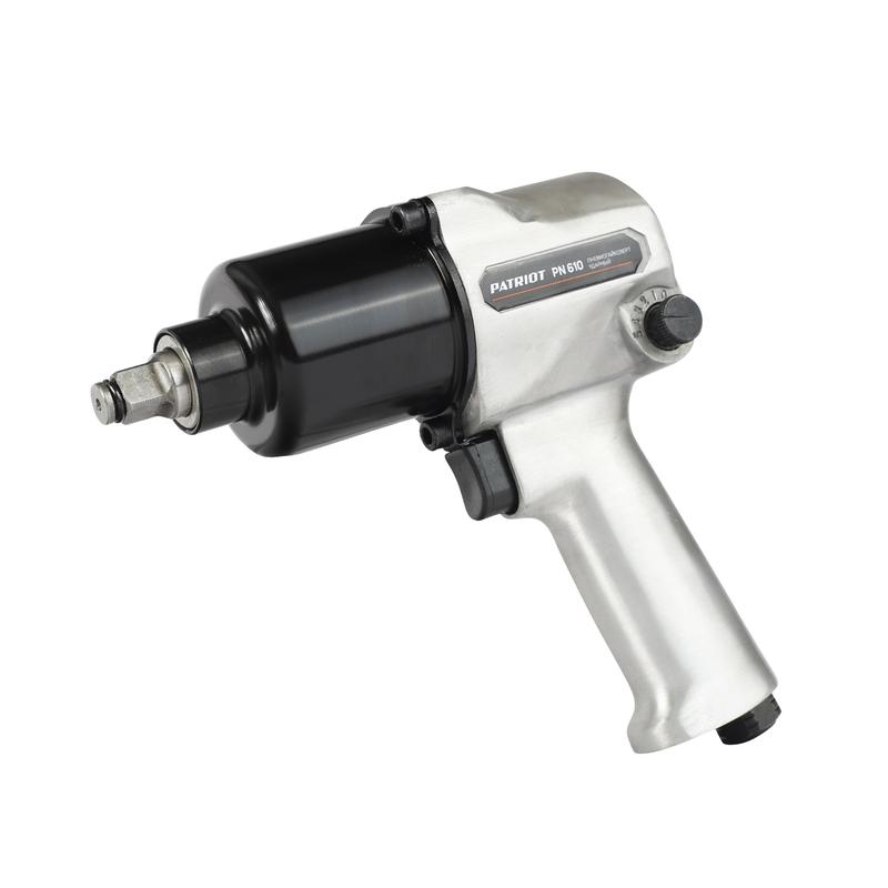 Пневмогайковерт ударный PN 610 610Нм патрон 1/2дюйм быстросъем. 1/4дюйм PATRIOT 830902042