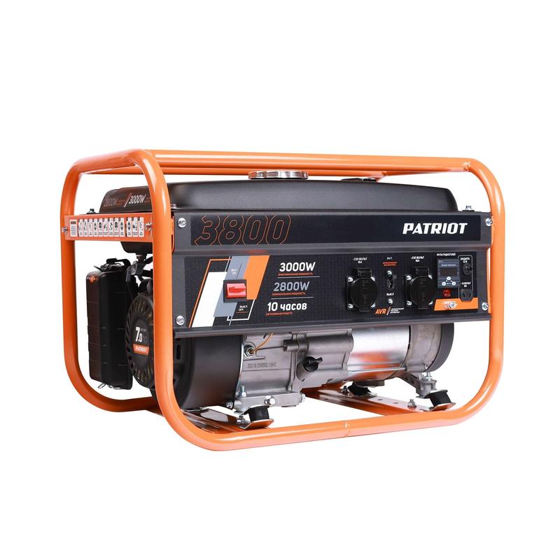 Бензогенератор GRS 3800 PATRIOT 476102255 Бензогенератор GRS 3800 PATRIOT 476102255
