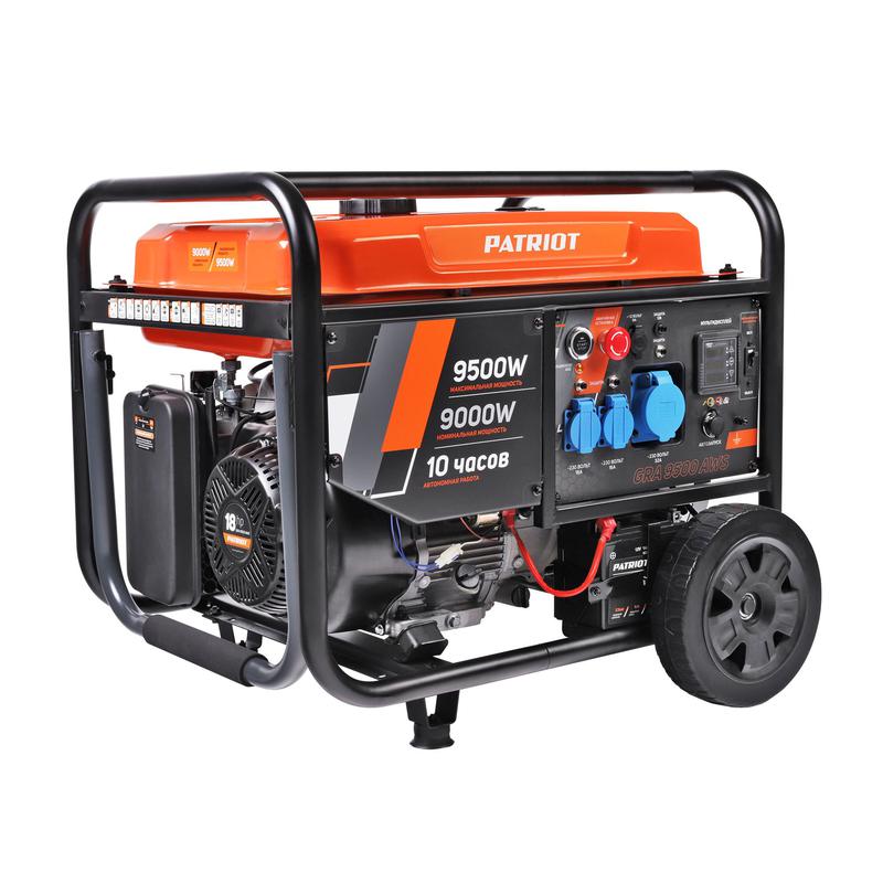 Генератор бензиновый GRA 9500AWS PATRIOT 472102195 Генератор бензиновый GRA 9500AWS PATRIOT 472102195