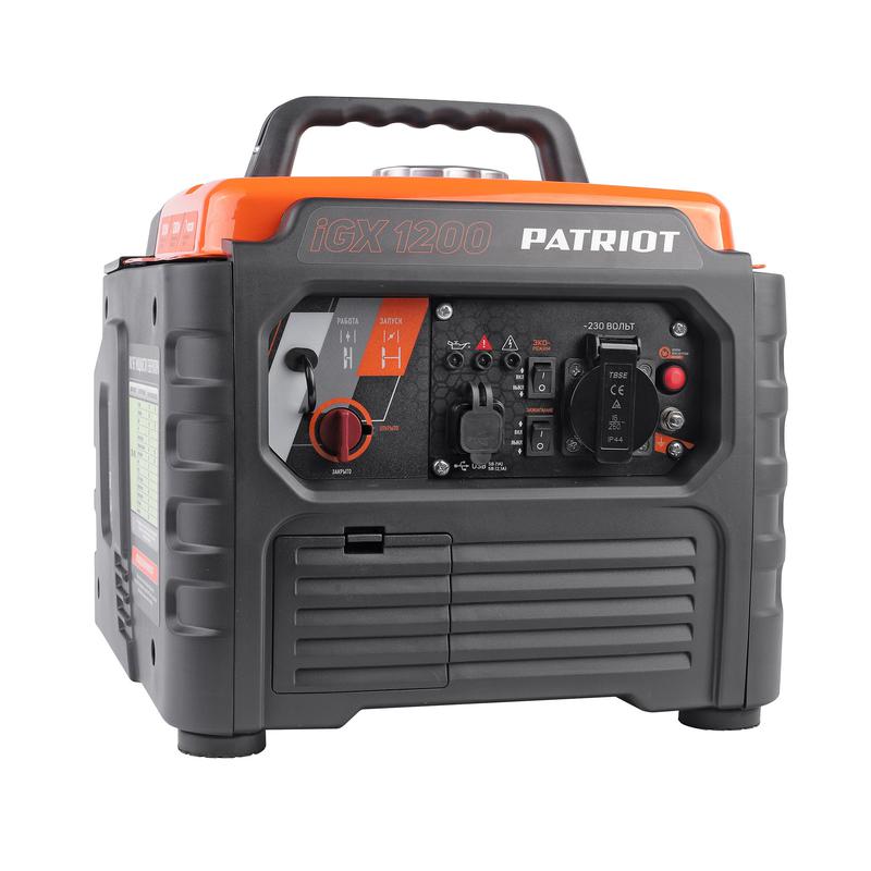 Бензогенератор инверторный iGX 1200 PATRIOT 474102312