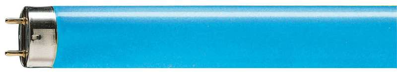 Лампа люминесцентная TL-D Colored 1SL/25 18Вт T8 G13 син. PHILIPS 928048001805