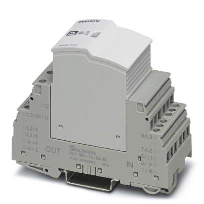 Устройство защиты от перенапряжений тип 3 PLT-SEC-T3-3S-230-FM Phoenix Contact 2905230 Устройство защиты от перенапряжений тип 3 PLT-SEC-T3-3S-230-FM Phoenix Contact 2905230