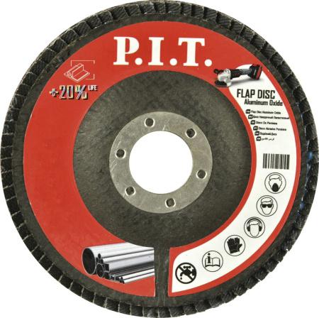 Круг лепестковый шлифовальный 125х22.2мм A40 P.I.T. APLS01-12540