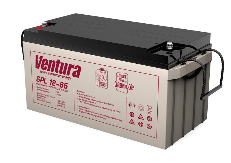 Аккумулятор 12В 65А.ч GPL 12-65 Ventura
