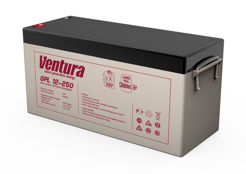 Аккумулятор 12В 250А.ч GPL 12-250 Ventura