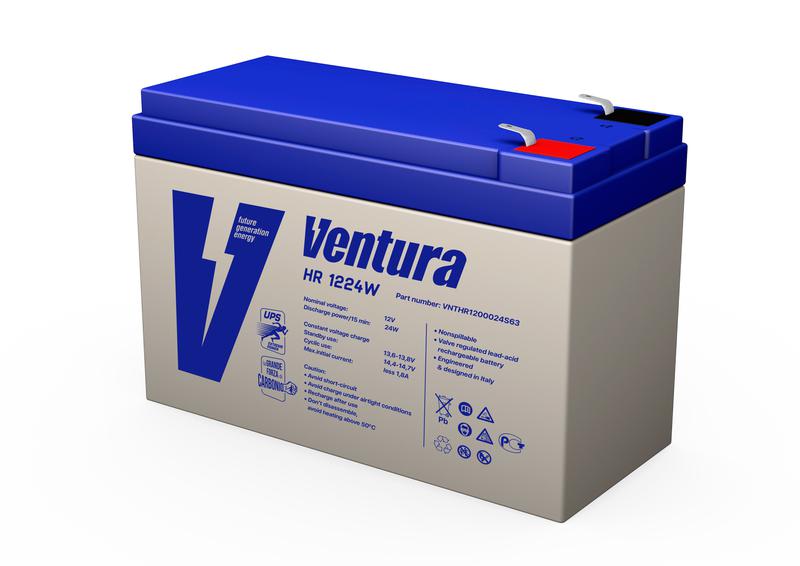 Аккумулятор 12В 6А.ч HR 1224W Ventura