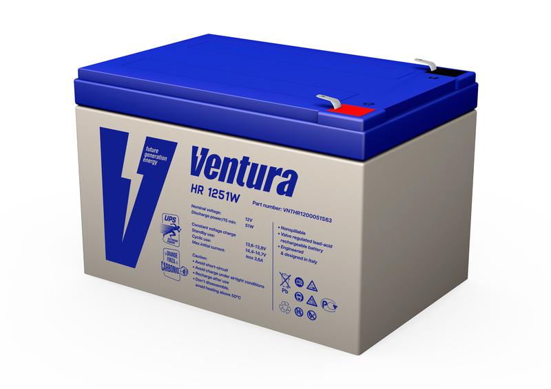 Аккумулятор 12В 13А.ч HR 1251W Ventura