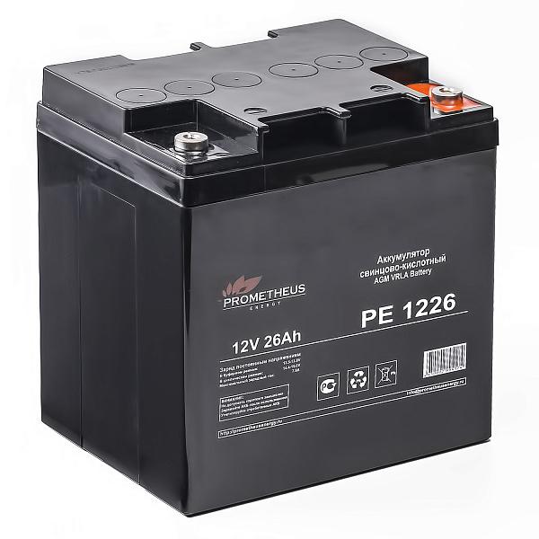 Аккумулятор 12В 26А.ч PE1226 Prometheus Energy НФ-00005204