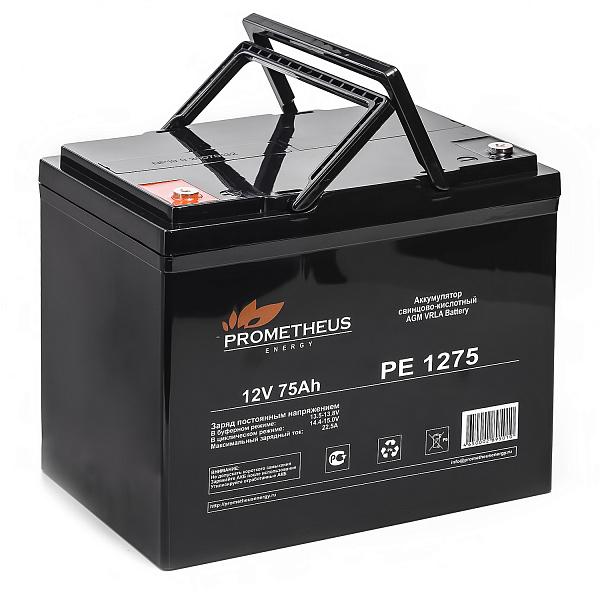 Аккумулятор 12В 75А.ч PE1275 Prometheus Energy НФ-00007534