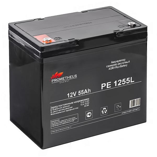 Аккумулятор 12В 55А.ч PE1255L Prometheus Energy НФ-00006260