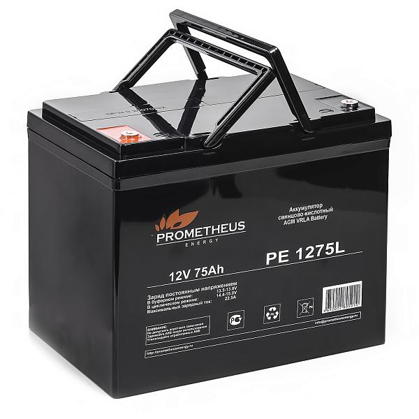 Аккумулятор 12В 75А.ч PE1275L Prometheus Energy НФ-00006261
